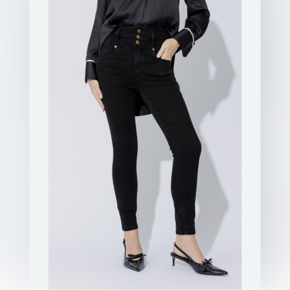 Guess High Rise Black Jeans